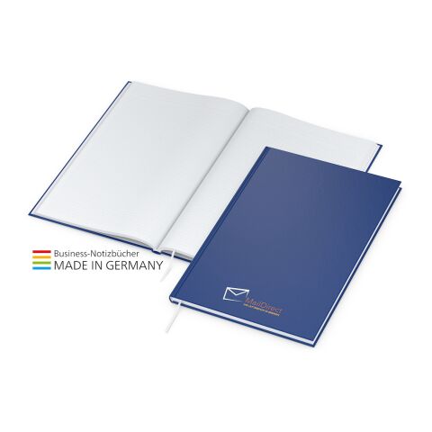 Note-Book x.press marineblau | A4 | 3-farbiger Siebdruck-Digital