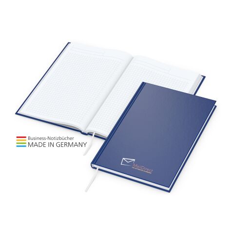 Note-Book Bestseller inkl. Siebdruck-Digital marineblau | A5 | 1-farbiger Siebdruck-Digital