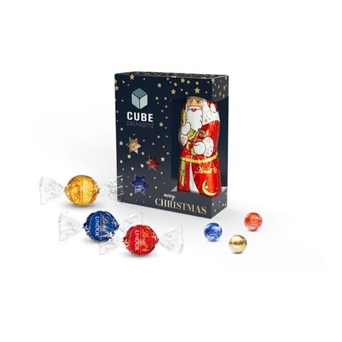 Lindt Nikolaus Mix ohne Werbeanbringung | Inkl. Lindor Kugeln (Weiß)