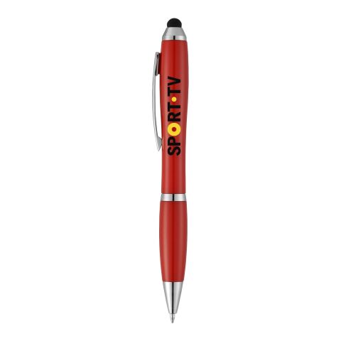 Nash Stylus Kugelschreiber mit farbigem Schaft und Griff Standard | rot | ohne Werbeanbringung | Nicht verfügbar | Nicht verfügbar