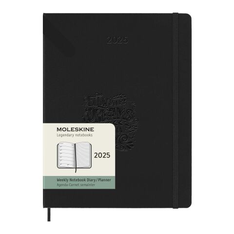 Moleskine Hardcover 12 Monate Wochenkalender XL Standard | Schwarz | ohne Werbeanbringung | Nicht verfügbar | Nicht verfügbar