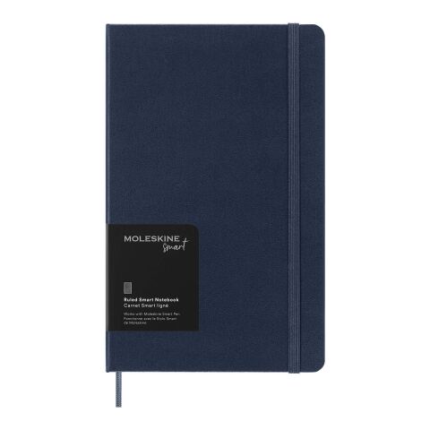 Moleskine Large Smart Notizbuch – liniert Standard | blau | ohne Werbeanbringung | Nicht verfügbar | Nicht verfügbar