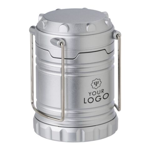 COB-Campinglampe &#039;Kalmar&#039; aus ABS-Kunststoff Silber | ohne Werbeanbringung | Nicht verfügbar | Nicht verfügbar