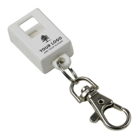 Schlüsselband &#039;Charlie&#039; mit Ladekabel aus TPE-Kunststoff Weiß | ohne Werbeanbringung | Nicht verfügbar | Nicht verfügbar