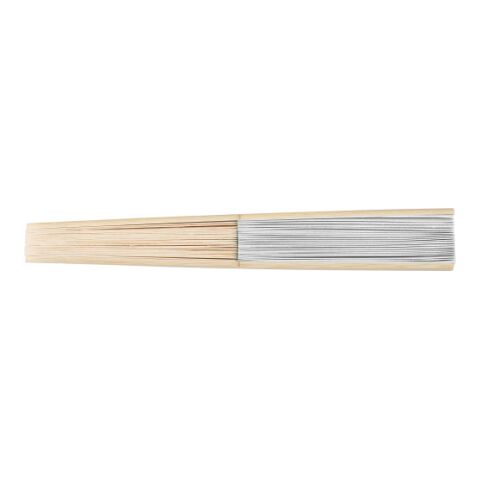 Handfächer aus Bambus Elio Weiß | ohne Werbeanbringung | Nicht verfügbar | Nicht verfügbar