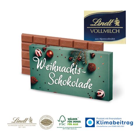 Premium Schokolade von Lindt, 100 g, EXPRESS bunt | 4C Digital-/Offsetdruck