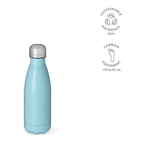 Mississippi 450 Trinkflasche recy. Edelstahl 430 ml  Hellblau | 430 ml | ohne Werbeanbringung