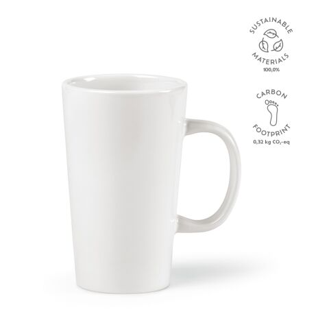 Mekong Tasse Keramik 310 ml Weiß | 310 ml | ohne Werbeanbringung