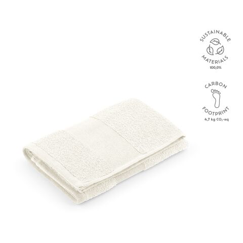 Donatello L Handtuch recy. Baumwolle 370gsm EU Weiß | ohne Werbeanbringung
