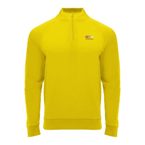 Epiro Half-Zip Sweatshirt für Kinder Standard | gelb | 16 | ohne Werbeanbringung | Nicht verfügbar | Nicht verfügbar | Nicht verfügbar