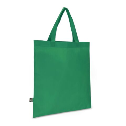 R-PET Tragetasche aus Non Woven mit kurzen Griffen 38 x 42cm 75g/m² Grün | ohne Werbeanbringung | Nicht verfügbar | Nicht verfügbar | Nicht verfügbar