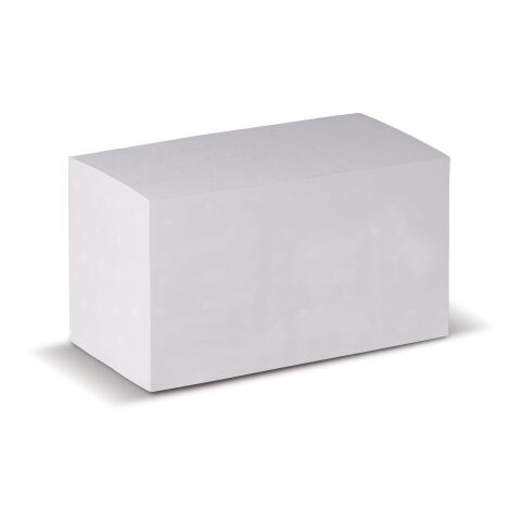 Rechteckiger Zettelblock 15x8x8.5cm Weiss | ohne Werbeanbringung | Nicht verfügbar | Nicht verfügbar | Nicht verfügbar