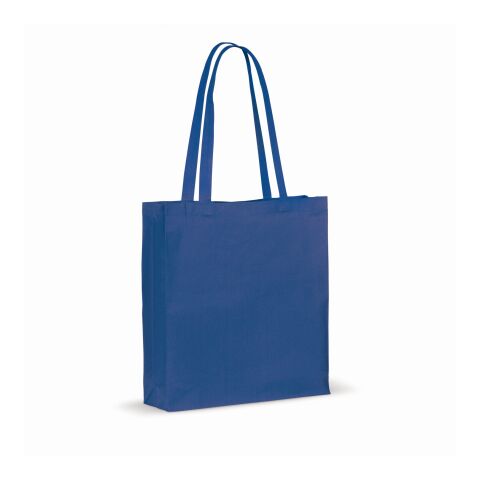 Tasche aus recycelter Baumwolle 140g/m² 38x10x42cm Blau / Weiss | ohne Werbeanbringung | Nicht verfügbar | Nicht verfügbar | Nicht verfügbar