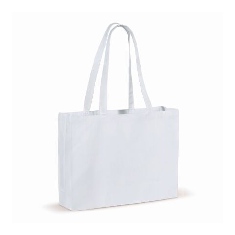 Tasche aus recycelter Baumwolle 140g/m² 49x14x37cm Weiss | ohne Werbeanbringung | Nicht verfügbar | Nicht verfügbar | Nicht verfügbar