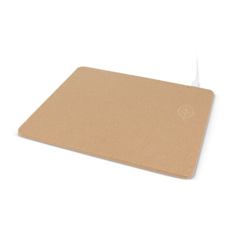 Mousepad mit kabellosem Ladegerät aus Recyclingpapier Natur | ohne Werbeanbringung | Nicht verfügbar | Nicht verfügbar | Nicht verfügbar