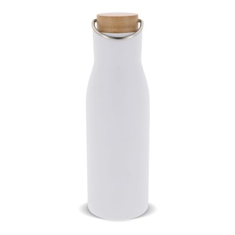 Isolier-Flasche mit Bambusdeckel, 500ml