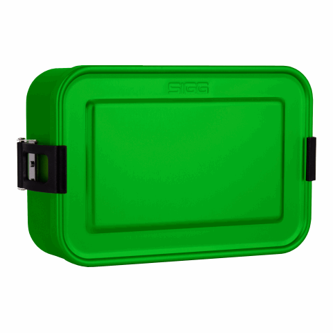 SIGG Lunchbox Plus S Flat grün-schwarz | Gravur