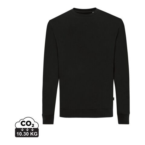 Iqoniq Zion Rundhals-Sweater aus recycelter Baumwolle schwarz | S | ohne Werbeanbringung | Nicht verfügbar | Nicht verfügbar | Nicht verfügbar