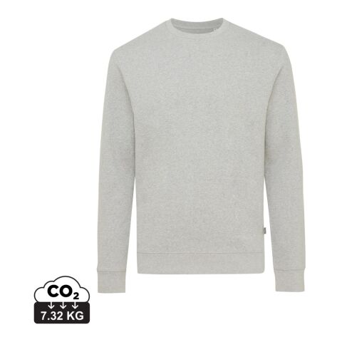 Iqoniq Denali ungefärbt. Rundhals-Sweater aus recycelter BW grau-meliert | L | ohne Werbeanbringung | Nicht verfügbar | Nicht verfügbar | Nicht verfügbar