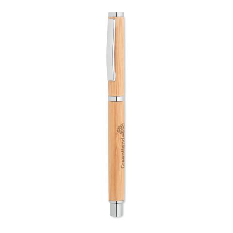 Gelschreiber Bambus holzfarben | ohne Werbeanbringung | Nicht verfügbar | Nicht verfügbar