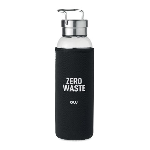 Trinkflasche Glas 500 ml mit EVA-Schutzhülle schwarz | ohne Werbeanbringung | Nicht verfügbar | Nicht verfügbar | Nicht verfügbar