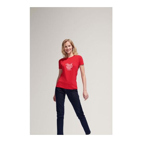 IMPERIAL WOMEN T-Shirt 190g apfelgrün | S | 1-color Siebdruck | Vorderseite | 280 mm x 400 mm | Nicht verfügbar